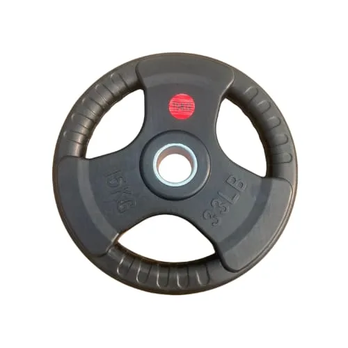 Par Disco Olimpico Ahulado De 15 Kilos - Imagen 3